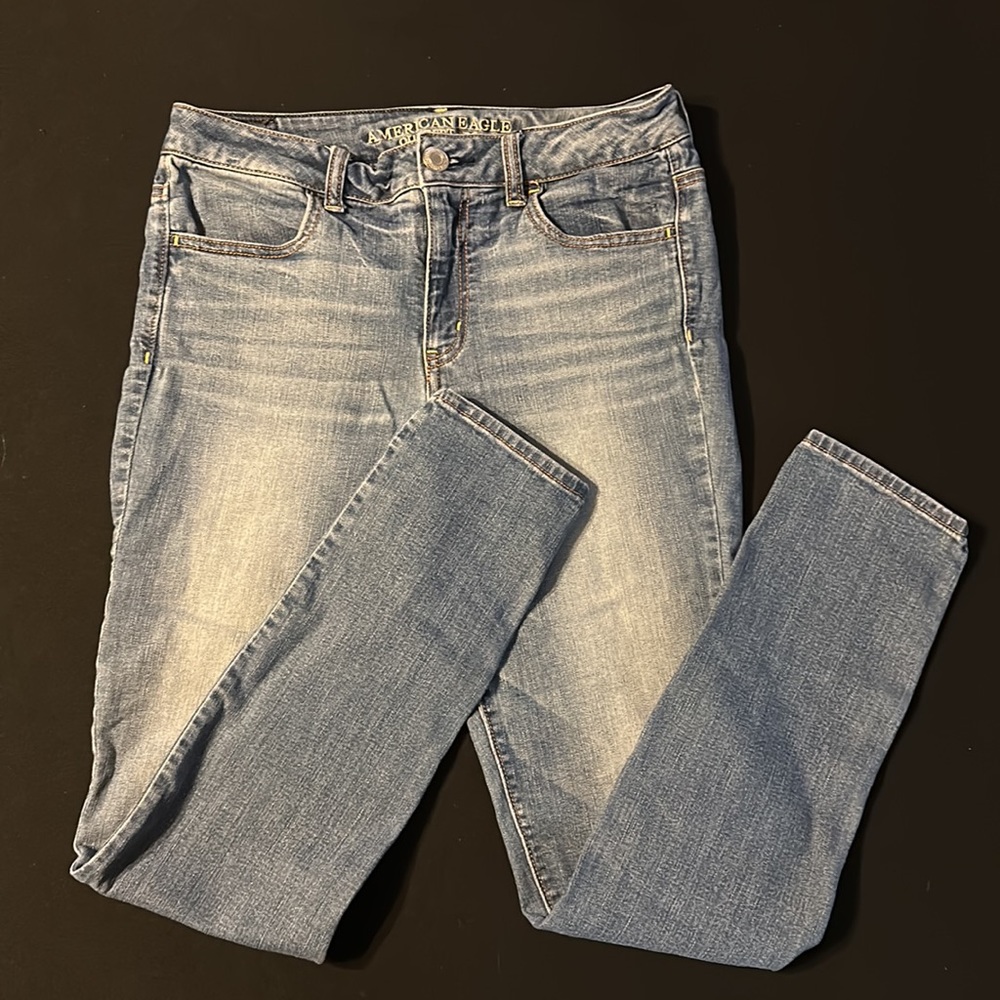 American Eagle Outfitters Hi-Rise Jegging size 10 (R) Super Stretch - Picture 4 of 4